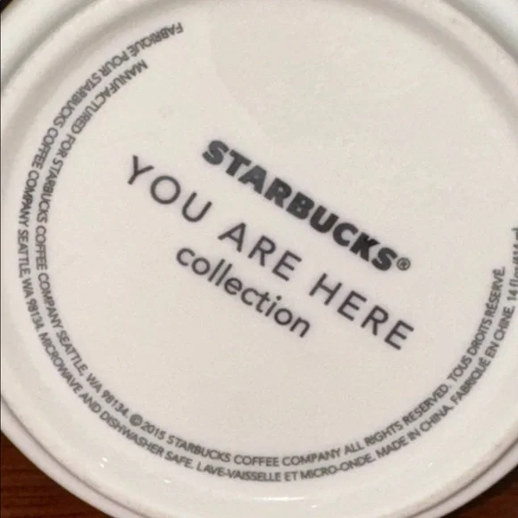 2015 Starbucks Coffee Co. You Are Here Coffee Tea Mug Cup PHILADELPHIA, PA - Picture 5 of 5